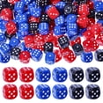 thumbnail image 1 of 180Pcs 3 Colors Acrylic Beads Dice Mixed Color 9.5x9.5x9.5mm Hole: 2.5mm 60pcs/color, 1 of 7