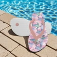 thumbnail image 3 of FUIALDOLG Kids Boys Girls Flip Flops Sea Turtles Floral Pink Print Comfort Quick-Dry Beach Pool Thong Sandals(Little Kid/Big Kid) Size 12, 3 of 7