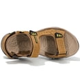 thumbnail image 3 of LASUDRAA Mens Outdoor Hiking Sandals Waterproof Athletic Beach Shoes with Adjustable Straps Non Slip Rubber Sole Comfort Walking Sandals for Summer, 3 of 9