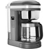 KitchenAid 12 Cup Drip Coffee Maker with Spiral Showerhead and Programmable Warming Plate, Charcoal Grey, KCM1209