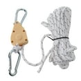thumbnail image 3 of Mosiee 4M Adjustable Lanyard Hanging For Tent Rope Hanger Pulley Lifting Pulley Hook Secure, Fast Locking, Non-Slip, 3 of 8