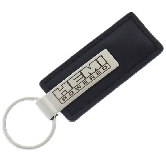 Dodge Hemi Powered Keychain & Keyring - Premium Leather