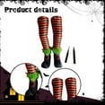 thumbnail image 6 of 2pcs Halloween Witch Legs Wicked Witch Legs with Shoes Outdoor Decor for Garden Party Haunted House, 6 of 9