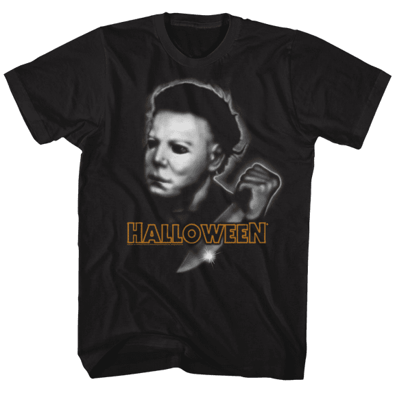 Halloween Airbrush Black Adult T-Shirt