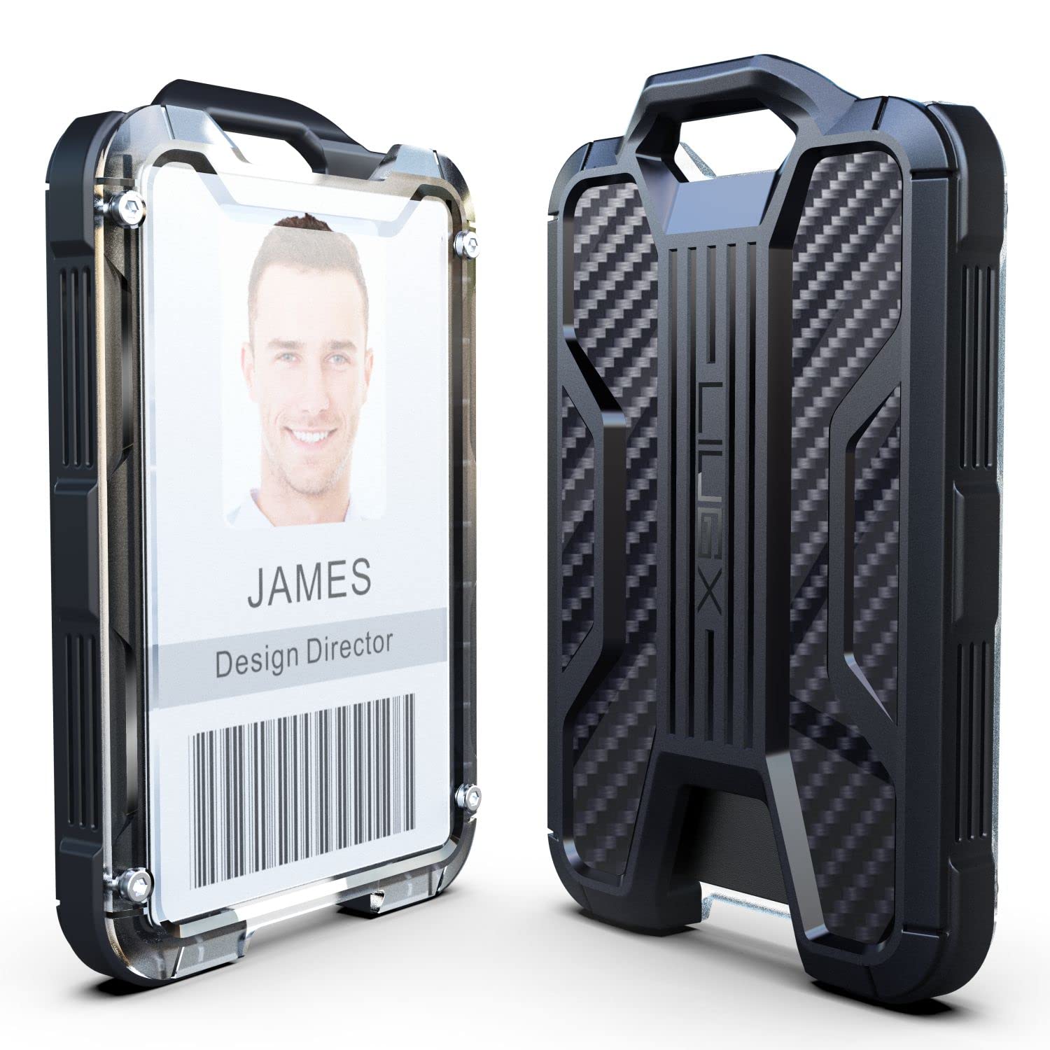 Badge Holder With Airtag Retractable Keychain  Heavy Duty For Holder/case Durable Id Card (holds 4 Cards) 31.5" Reel Key Chain 10 000+ Rebound 8oz