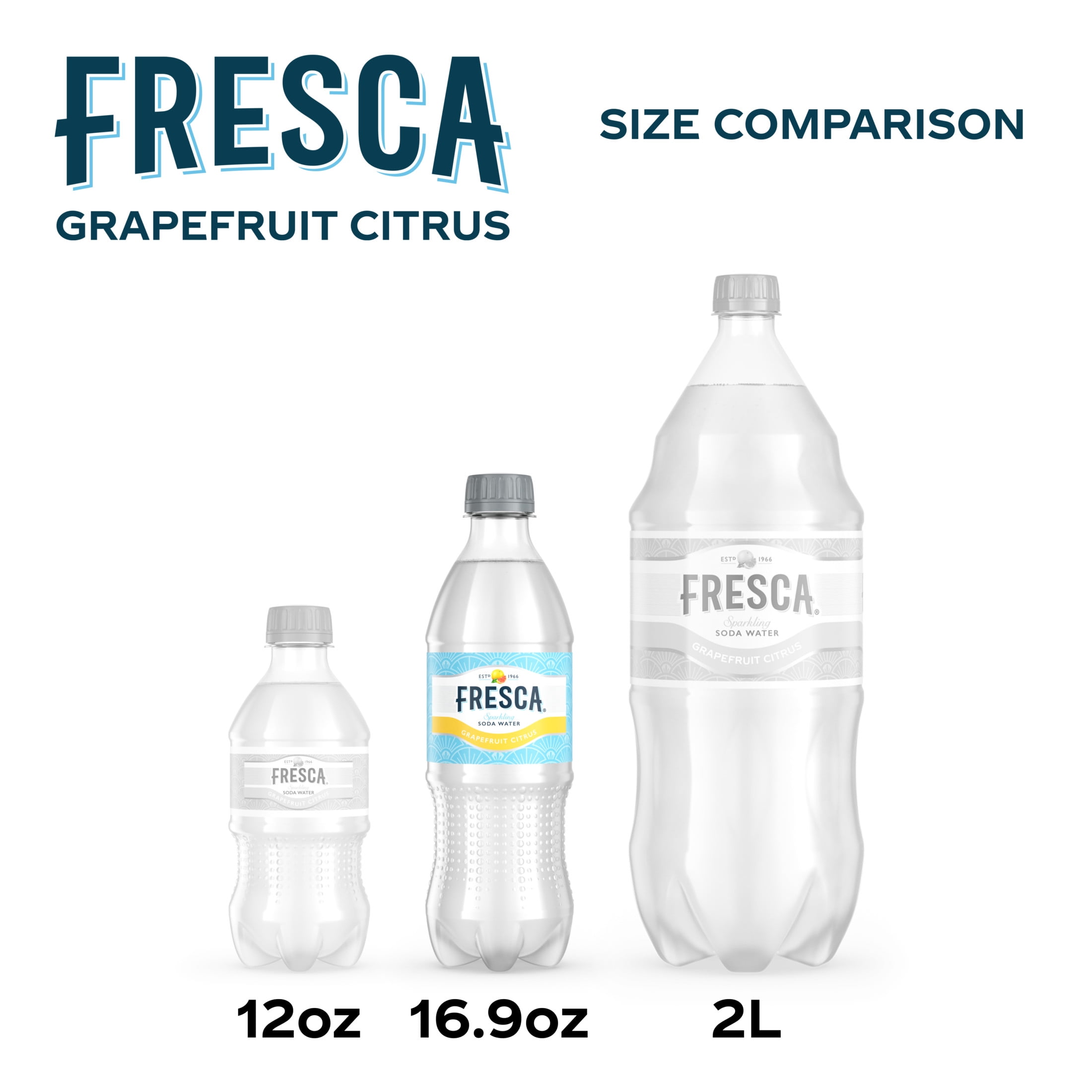 Fresca Citrus Soda Pop Bottles, 16.9 fl oz, 6 Pack