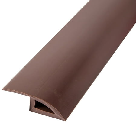 

Shebeky 10/15mm Floor Transition Strip Self-Adhesive Waterproof PVC Cuttable Wear-resistant Sealing Universal Carpet to Tile Floor Doorway Threshold Strip Home Supplies
