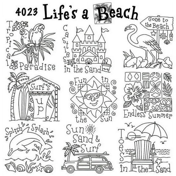 Aunt Martha's #4023 Life's A Beach