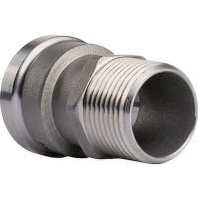 1PC QuickFitting Push Stainless Steel Straight Male Adapter