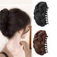 thumbnail image 2 of BQBQERT Stylish Braided Bun Hairpiece Hair Claw For Women Quick Hairstyles Claw Clip Strong Secure for Various Occasion Outfit, 2 of 14