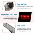 thumbnail image 4 of Luz de freno trasera LED Unique Bargains para Honda Civic EX Coupe de 2 puertas 2006-2011 No.34270SVAA01 Luz de freno de alto montaje blanca ABS impermeable 1 pieza, 4 of 7