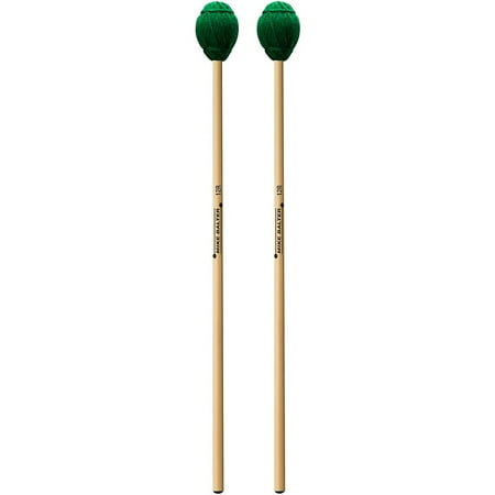 Mike Balter Ensemble Series Rattan Marimba Mallets 12 Green Yarn Medium Hard