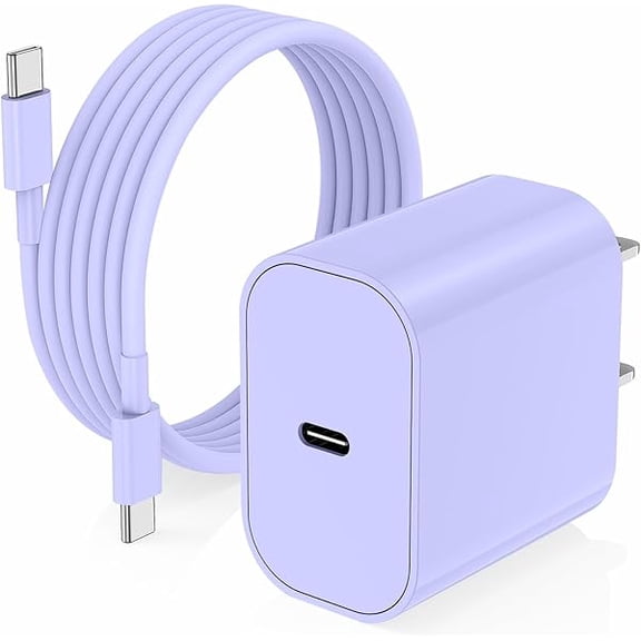 Eryueer for iPhone 17 16 15 Charger/10ft Type C to C Charging Cable Cord Long, USB C Fast Charging Block Plug Compatible with iPhone 17 Pro Max/17 Air/16 Pro/15 Plus/AirPods/iPad/mini Plug Cube Birck