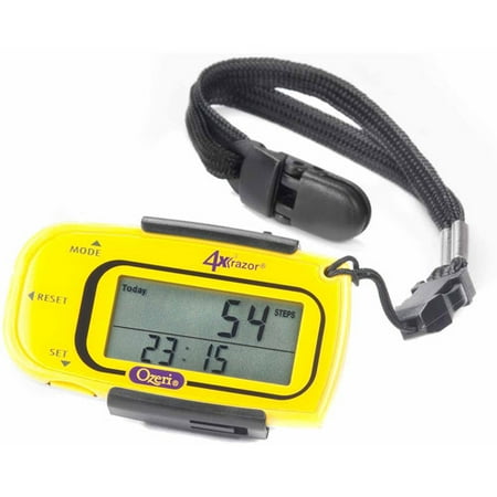 Ozeri 4x3razor Pocket 3D Pedometer and Activity Tracker with Bosch Tri-Axis Technology from Germany