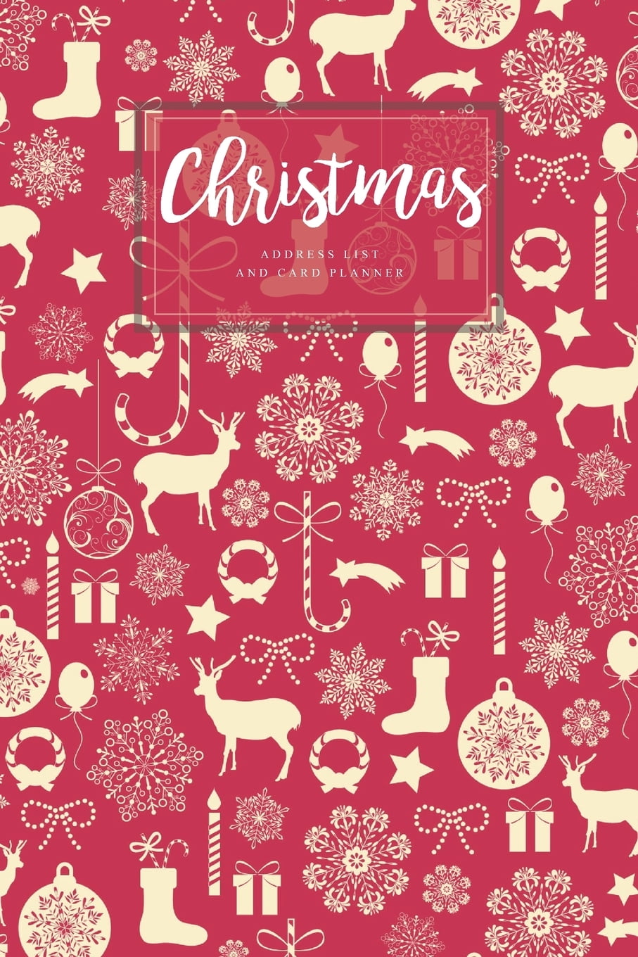 Christmas Address List and Card Planner Alphabetical 10 Years AZ Tabs