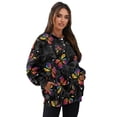 thumbnail image 7 of HELLHERO Butterfly Print Women Pullover Top Long Sleeve, Casual Oversized Sweatshirt Fall Winter Crew Neck Sweatshirt 2025 Size XXXL, 7 of 7
