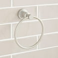 thumbnail image 4 of Signature Hardware 447228 Greyfield Polished Nickel Wall Mount Single Towel Ring, 4 of 4