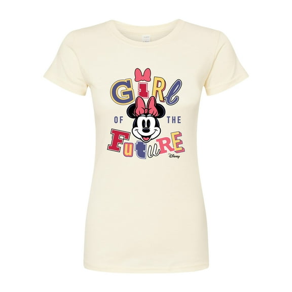 Disney - Minnie Mouse - Girl of the Future - Juniors Fitted Graphic T-Shirt