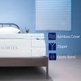 thumbnail image 2 of Subrtex 2,3, or 4 Inch Gel-Infused Memory Foam Mattress Topper With Removable Fitted Bamboo Cover, 2 of 11