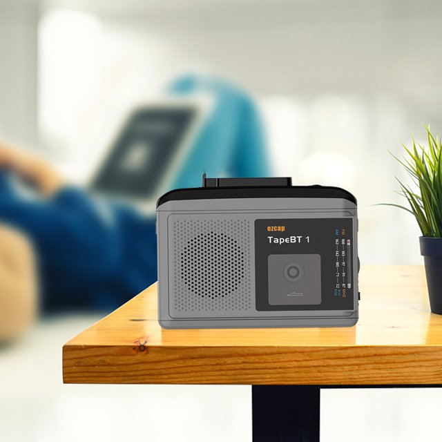 Reproductor De Cintas Reproductor de cinta de casete portátil con radio AM FM Audio Reproductor de música Walkman