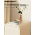 thumbnail image 4 of Modern Narrow Nightstand, 2-Drawer End Table, Beige (30x40x50cm), 4 of 7