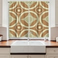 thumbnail image 2 of Ambesonne Circles Kitchen Curtains, Contrast Circle Harmony, 55"x39", Multicolor, 2 of 3