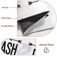 thumbnail image 6 of Laundry 2'x6' Runner Rugs for Hallway Kitchen Bedside Non Slip Washable, Black Words Funny Wash Dry Fold Minimalist Entryway Rug Runners with Rubber Backing, Long Carpet Runner for Laundry Room, 6 of 8