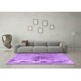 thumbnail image 3 of Ahgly Company Indoor Square Persian Purple Traditional Area Rugs, 3' Square, 3 of 4
