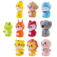 thumbnail image 4 of juegos de marionetas de dedo de animales, lindas marionetas de dedo de vinilo, accesorios para muñecas, juguetes de marionetas de dedo para niños pequeños, 4 of 7