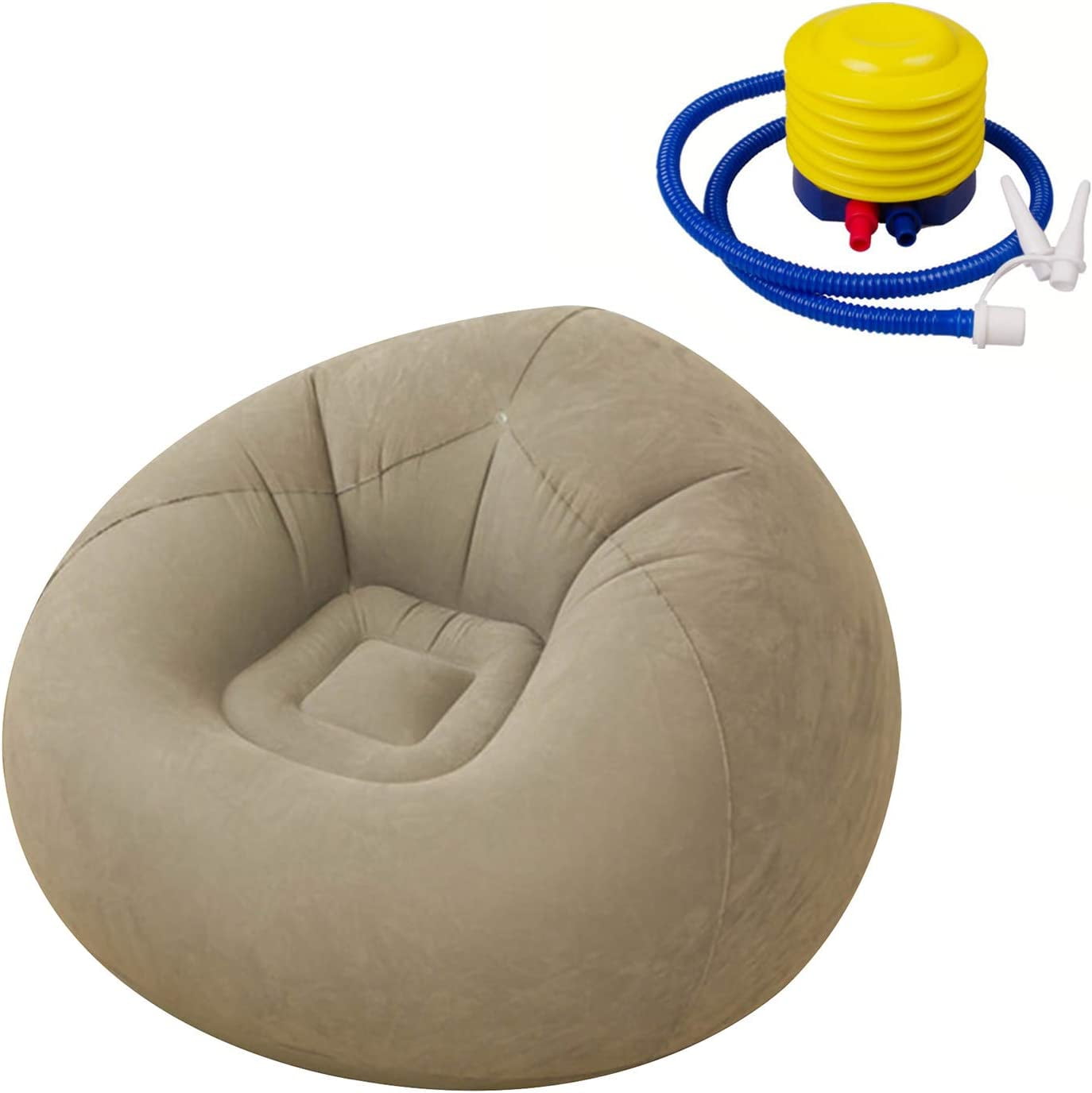 ckground Beanless Bag Inflatable Chair Transparent Inflatable Chair Foldable Sofa for Home office 