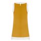 thumbnail image 5 of Vestido de Verano de Manga Corta de las Mujeres Cuello Redondo Cuello en V Sólido Casual Mini Patinador Vestido de Dos Piezas, Falda de Verano Corta, 5 of 6