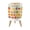 Color 4, variant on Classroom Small Trash Can with Lid Chalkboard Filled Mathematical Equations Graphs Geometric 1.8 Gallon Dog Proof Trash Can Round Garbage Can Waste Bin Wastebasket for Nursery Back to School Gifts