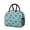 Black-143, variant on Lunch Bag Lunch Box for Women Reusable Insulated Lunch Bags,Water-Resistant Doughnut Pattern Cooler Lunch Tote Bag, Large Capacity for Work Travel Picnic