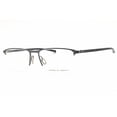thumbnail image 1 of Porsche P8371 54C Men's Gunmetal Metal Half Rim Frame Eyeglasses, 1 of 2