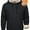 Black, variant on ZANKLEY Men's Heavy Casual Hoodie Lined Pullover Thick Winter Hooded Sweatshirt