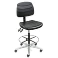 thumbnail image 2 of Global Industrial Deluxe 5 Way Adjustable Polyurethane Shop Stool, 2 of 4