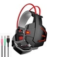 thumbnail image 1 of X5 Hi-Fi Over-Ear Professional Gaming Headset with Mic and LED Light For PC, 1 of 2