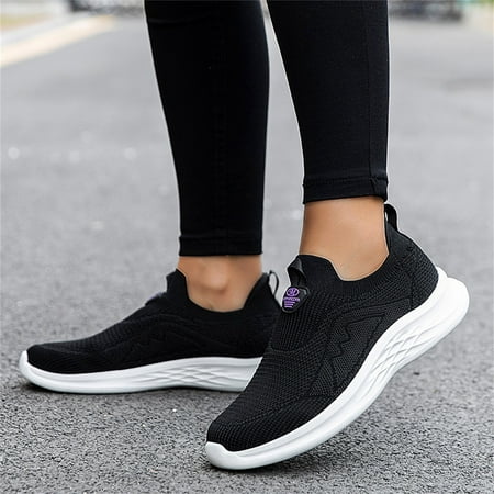 

Vedolay Dressy Casual Shoes Women Lightweight Flats Shoes Ladies Soft Casual Vintage Summer Purple 8.5