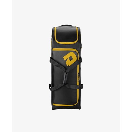 DeMarini Momentum 2.0 Wheeled Baseball Equipment Bag  Light Gold
