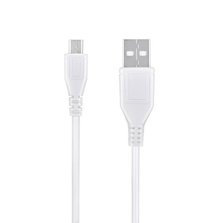KONKIN BOO Compatible 5ft White Micro USB Cable Data PC/Charging Charger Cable Cord Lead Replacement for Huawei Ascend Mate 2 MT2-L03 GSM 4G 16GB LTE 6 Android Smartphone Smart phone Cell Phone