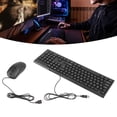 thumbnail image 3 of Keyboard And Mouse, Black Keyboard And Mouse Combo Waterproof  For Office, 3 of 8