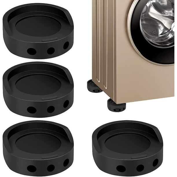 Almohadillas antivibración, Almohadillas antivibración, 4 piezas Almohadillas para pies de lavadora, Pies estabilizadores de pedestal, Pie de lavadora, Lavado antivibración TUNC Sencillez