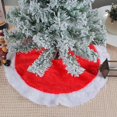 thumbnail image 4 of D-GROEE Mini Christmas Tree Skirt 15 Inch Xmas Tree Skirt Miniature Christmas Tree Skirt Decor for Xmas New Year Holiday Party Home Ornaments, 4 of 8