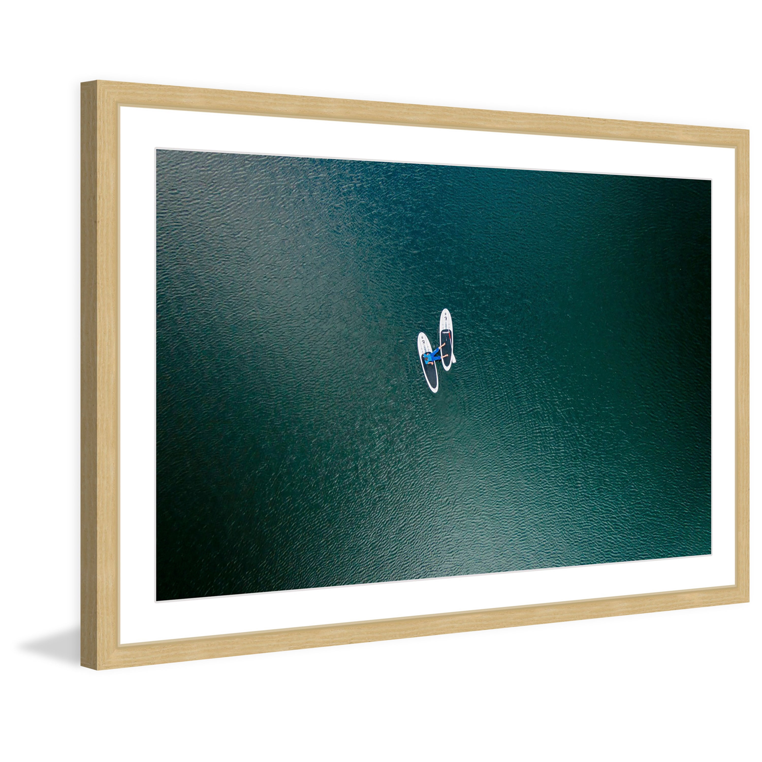 Marmont Hill "White Boats" by Karolis Janulis Framed Painting Print