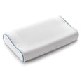 thumbnail image 2 of Cheer Collection Contour Memory Foam Pillow with Gel, 2 of 5