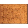 thumbnail image 1 of Ahgly Company Indoor Rectangle Oriental Orange Traditional Area Rugs, 7' x 10', 1 of 4