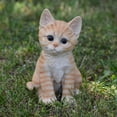 thumbnail image 5 of Garden Decor Animal Statue Sitting Kitten Statue, 5 of 5