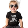 thumbnail image 2 of Big Brother New Baby Reveal I'm Going to Be A Big Brother New Sibling Announcement T-Shirts and Raglans Black Shirt Youth Medium, 2 of 5