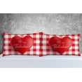thumbnail image 5 of Valentine's Day Heart Pillow Covers, Modern Farmhouse Anniversary Valentine Decorative, Lumbar Throw Pillows Cushion Case Decorations for Couch, 5 of 6