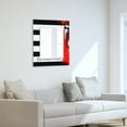 thumbnail image 6 of Empire Art Direct "Fashion" 24" Square Beveled Wall Mirror on 36" Square Printed Tempered Art Glass - 36 x 36, 6 of 9